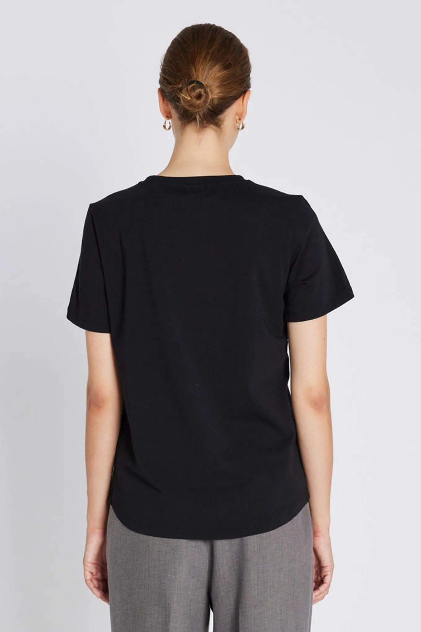 400 Efia logo tshirt 20 Black HM1166