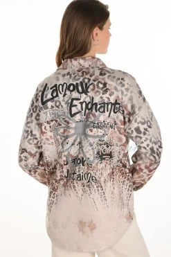 254934 SKJORTER Beige 254934