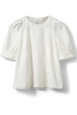 AHLIASW PUFF SLEEVE BLOUSE 0100 White S261395