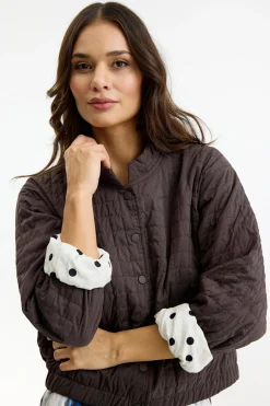 Alina jacket (no engel embroid Brown 17049