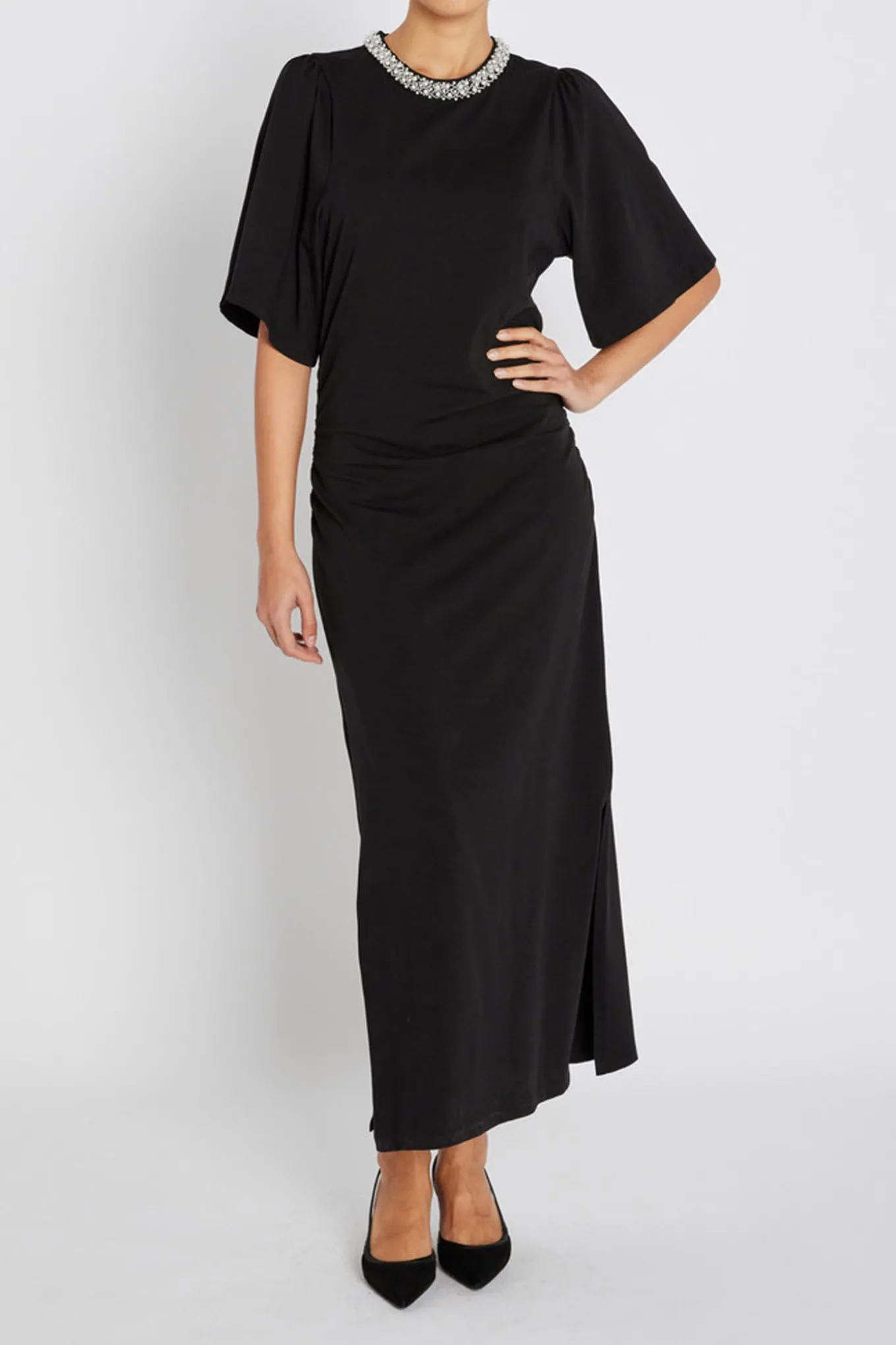AlnusBBNathala Trim dress Black BBW4960