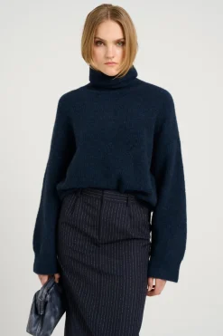 AlphaGZ rollneck Indigo Melange 10909446