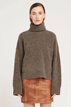 AlphaGZ rollneck NOOS Dark sand melange 10909333