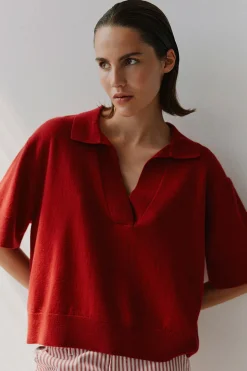 AMALYSW BLOUSE 4154 Red SNOS524