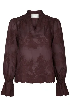 Amara Big Embroidery Burgundy 163032