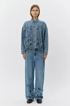 AMAYASW BOXY DENIM JACKET 5002 Denim blue S261320