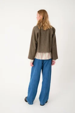 AmiriLL Short Jacket LS 87 Dark Mokka 254196025