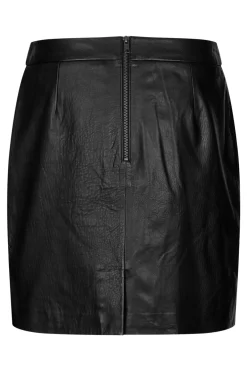 AquaLL Short Leather Skirt 99 Black 235452010