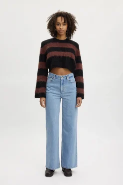 AuraGZ HW wide jeans NOOS Mid blue washed 10907701