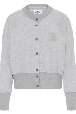 BAALBERTA SWEAT CARDIGAN MEDIUM GRAY MELANGE 90000593 50408097