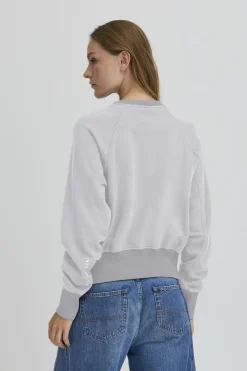 BAALBERTA SWEAT CARDIGAN MEDIUM GRAY MELANGE 90000593 50408097