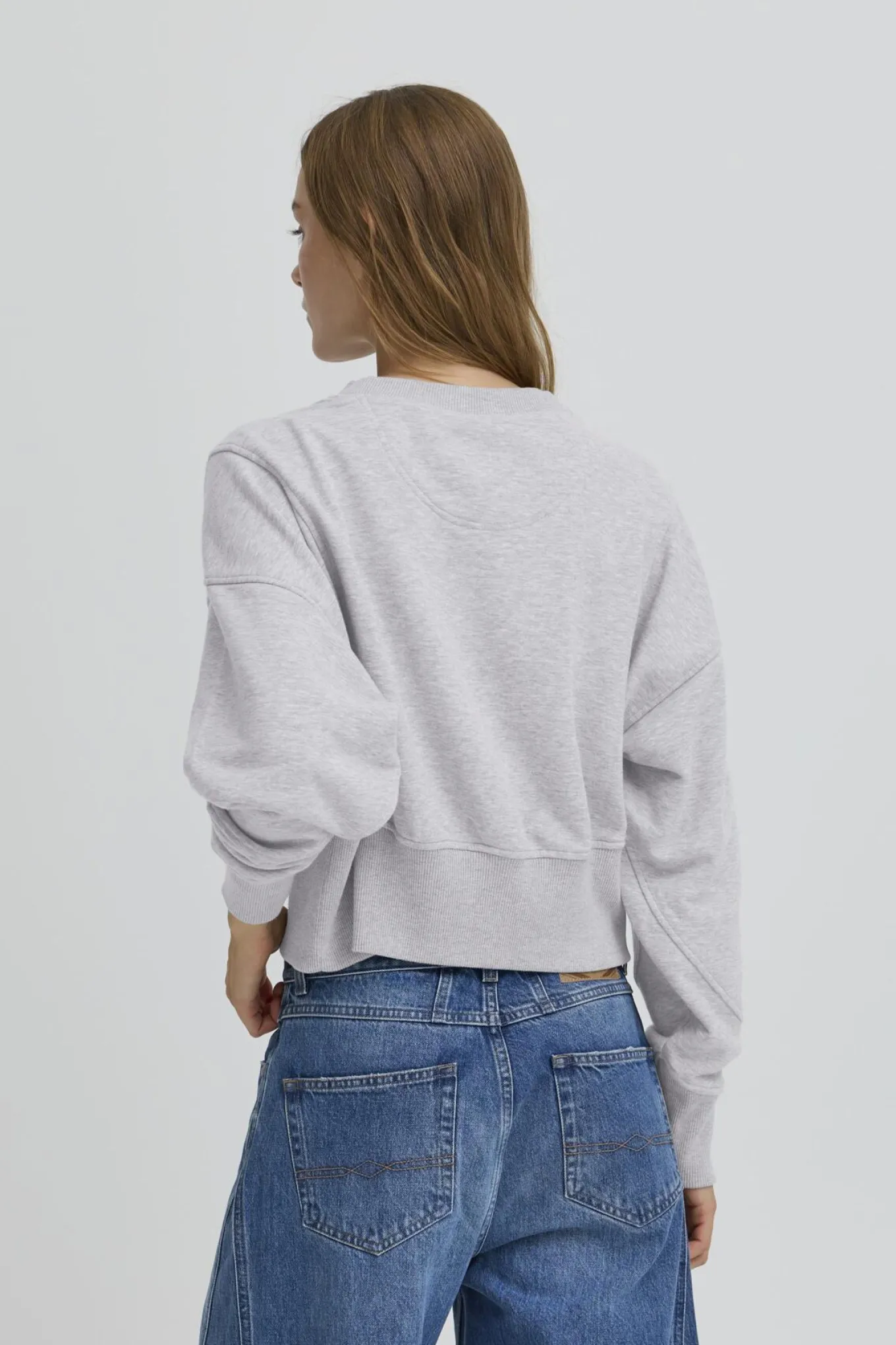 BAALBERTA SWEATSHIRT MEDIUM GRAY MELANGE 90000593 50408096