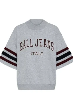 BAARIAN SS SWEAT MEDIUM GRAY MELANGE 90000593 50408100