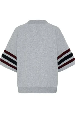 BAARIAN SS SWEAT MEDIUM GRAY MELANGE 90000593 50408100