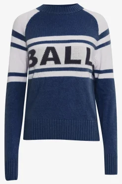 BAEVEREST LOGO KNIT Black Iris melange 50405018