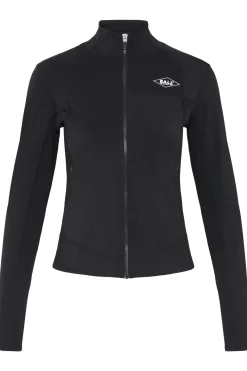 BAFORMA LS ZIPBLOUSE Black 193911 50405369