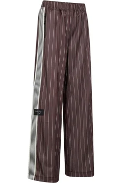 Baggy Pin Stripe Track Tall Pa Mocca HL10578