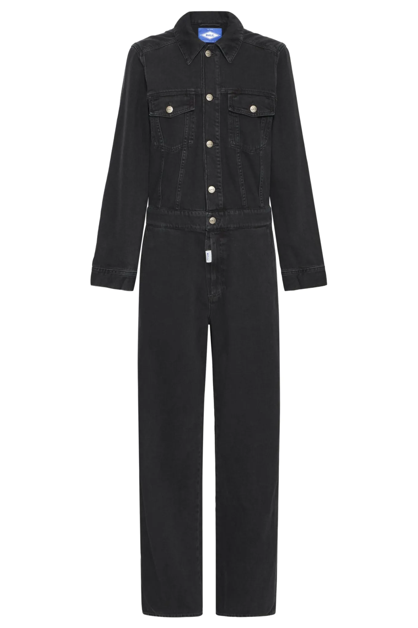 BAPIETRO EMBOSSED JUMPSUIT BLACK INK WASH 50405355