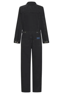 BAPIETRO EMBOSSED JUMPSUIT BLACK INK WASH 50405355