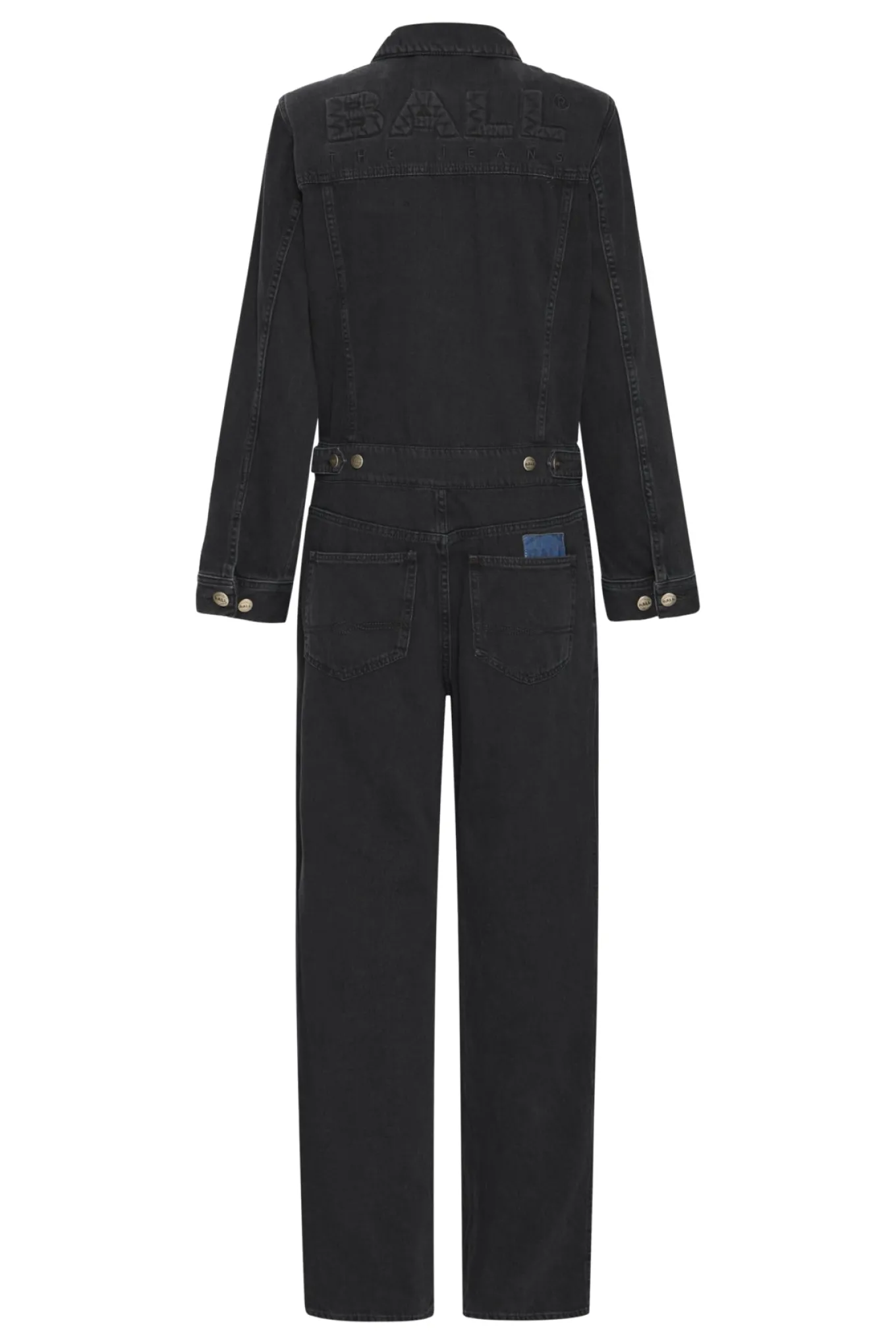 BAPIETRO EMBOSSED JUMPSUIT BLACK INK WASH 50405355