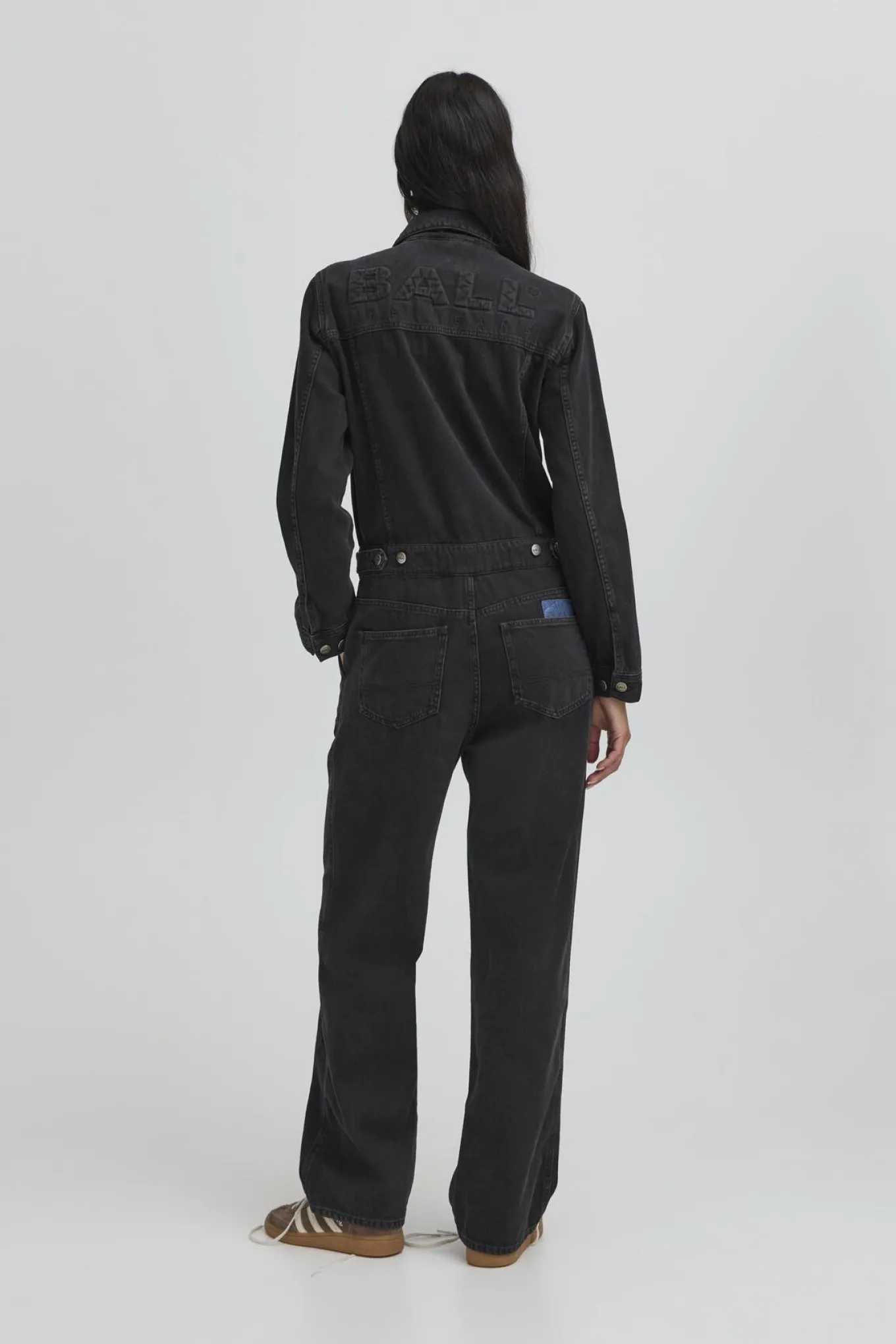 BAPIETRO EMBOSSED JUMPSUIT BLACK INK WASH 50405355