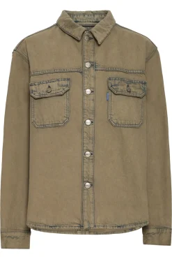 BAPIETRO OZ DENIM SHIRT Petrified Oak 50405308