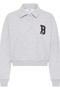 BARIVA POLO SWEAT MEDIUM GRAY MELANGE 90000593 50408098