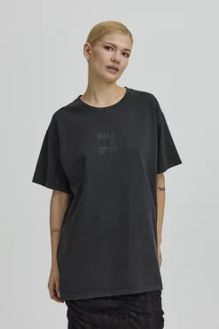 BASALVIRA BOXY TEE Black 193911 50408152