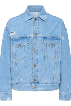 BASERRE CLASSIC DENIM JACKET Light Blue Denim 50405172