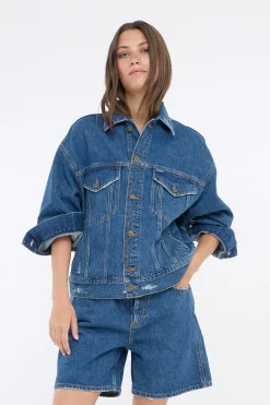 BASERRE CLASSIC DENIM JACKET MEDUIM BLUE WASH 50405172
