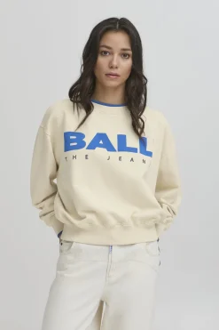 BASIMONA SWEAT Birch w. Olympia Blue 50405055