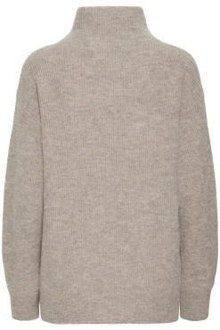 BASTACY HIGH NECK PULLOVER Vintage Khaki 50405352