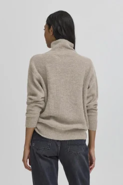 BASTACY HIGH NECK PULLOVER Vintage Khaki 50405352