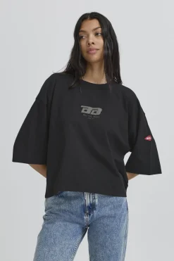 BAVIOLA CROPPED OZ TEE Black 50405332