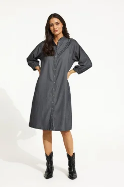 Bella dress Grey 16554