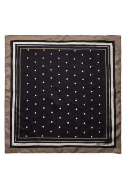 BETTYSW SCARF 8051 Dark Grey Striped S261900