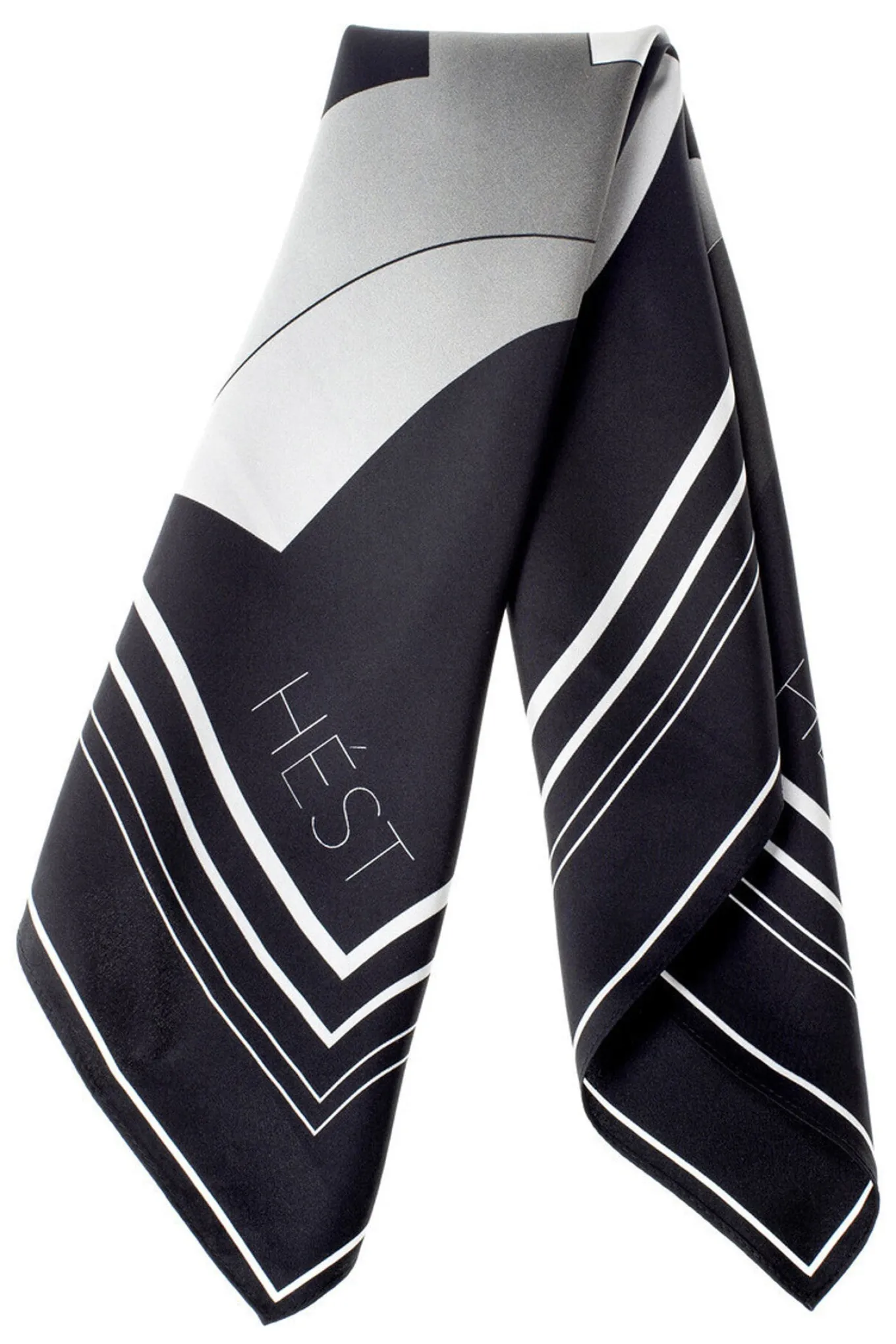 BILBAO Silk Scarf Small 999 Black 2430330181