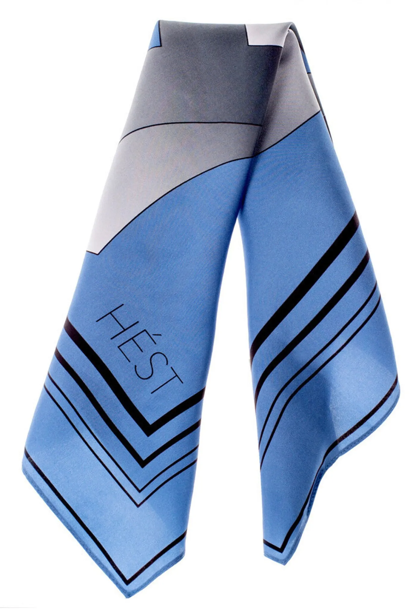 BILBAO Silk Scarf Small 281 Blue 2430330181