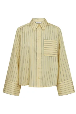 BlaineCC Bell Sleeve Shirt 171PaleYellow 45054