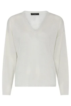 BluebellBBMarlea knit Snow white w white lurex BBW4812