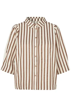 Bonoll Shirt Ss Dark Mokka 261631046