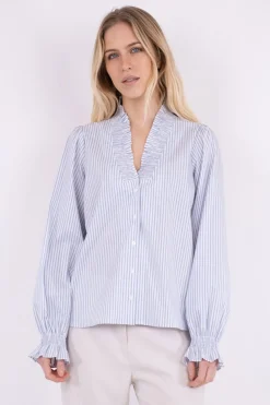 Brielle stripe White / light blue 159701