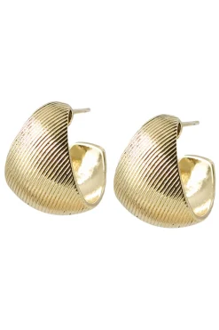 BRUSHED HOOP TILBEHØR GULD BRUSHED HOOP