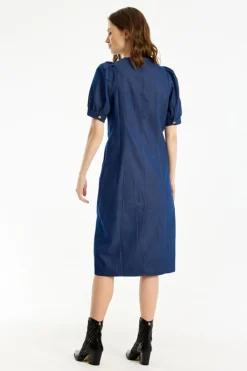 Camala dress Denim blue 16727