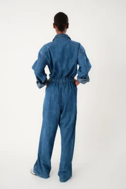 CamdenLL Jumpsuit LS 100 Washed Denim 254204000