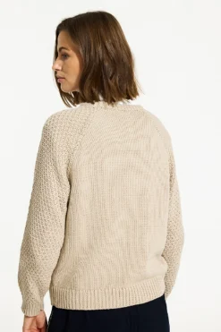 Camomile knit blouse SAND 16269