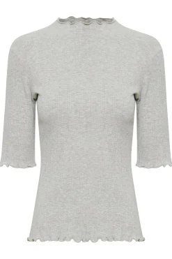 CandaceKB SS Tee Opal Gray Melange 10103315