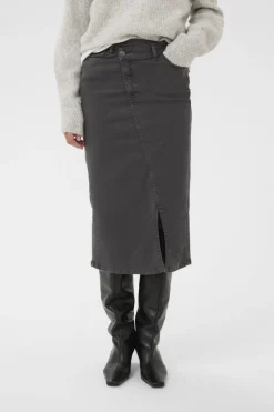 CARLINAIW DENIM SKIRT Black Oyster 190205 30112181