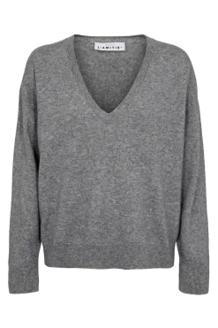 Cash VNeck Light Grey Melange HL10196