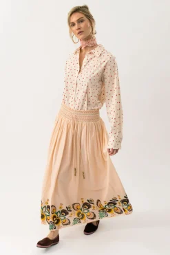 CassieLL Maxi Skirt 36 Dusty Rose 252752028